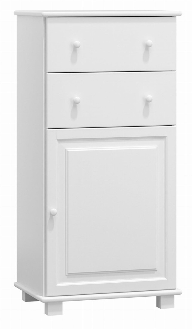 Komoda drewniana sosnowa nr21 biała