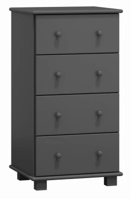 Komoda sosnowa drewniana nr32 g42 szara