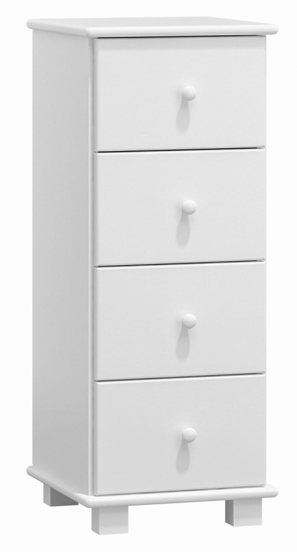 Komoda drewniana sosnowa nr33 g42 szuflady biała