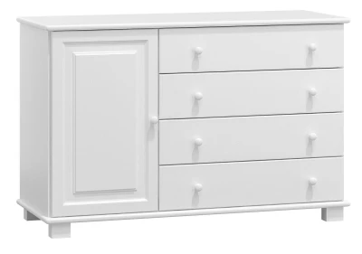 Komoda sosnowa drewniana nr34 g42 biała