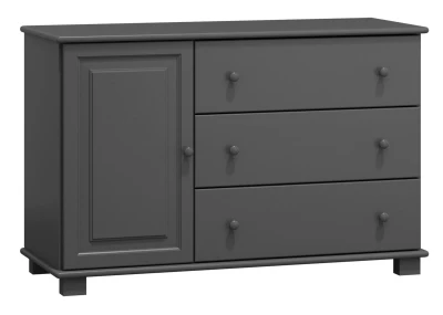 Komoda drewniana sosnowa nr35 g47 szara