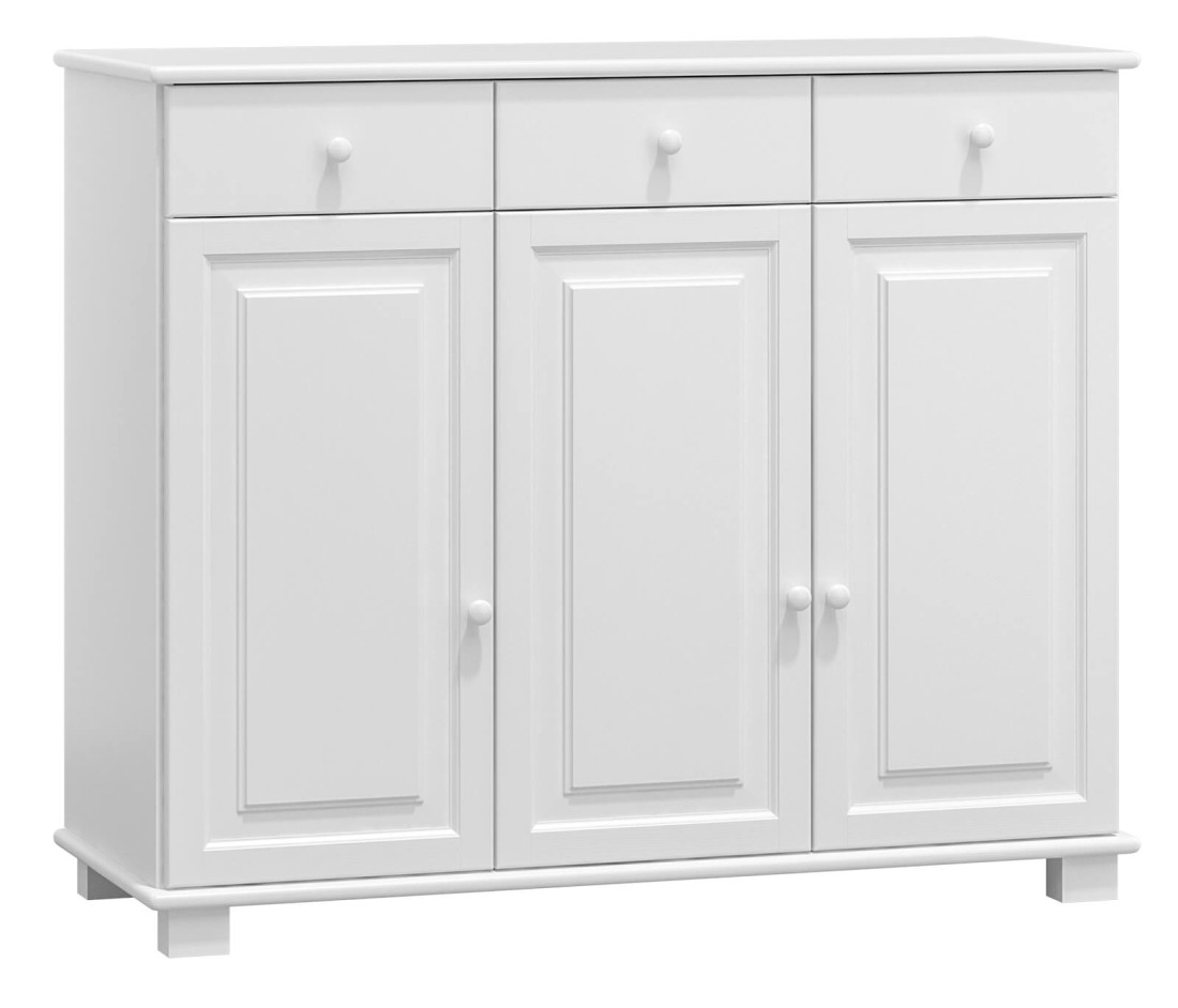 Komoda drewniana sosnowa nr41 g47 biała