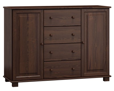 Komoda drewniana sosnowa nr42 g47 orzech