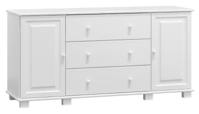 Komoda drewniana sosnowa nr45 g42 biała