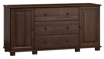 Komoda drewniana sosnowa nr45 g47 orzech
