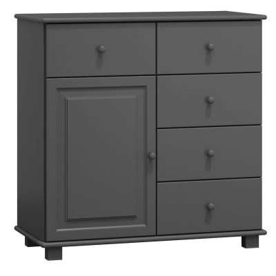 Komoda drewniana sosnowa nr47 g42 szara