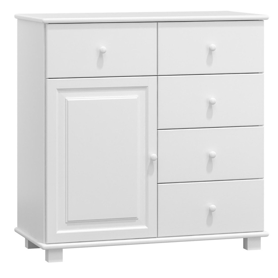 Komoda drewniana sosnowa nr47 g47 biała