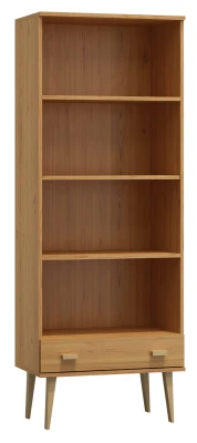 Outlet - Regał drewniany Venuci Szuflada 79 cm olcha 