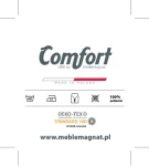 Pokrowiec na materac Comfort pikowany  90x200