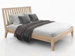 Łóżko drewniane bukowe 140x200 Beskid 01 buk naturalny