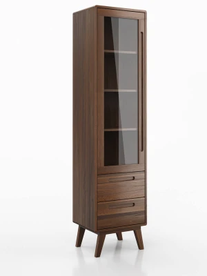 Witryna drewniana bukowa Beskid szer. 50 cm orzech włoski