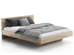 Łóżko lewitujące 160x200 dąb sonoma DM2 z płyty meblowej