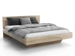 Łóżko lewitujące 160x200 dąb sonoma DM2 z płyty meblowej