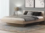 Łóżko lewitujące 160x200 dąb sonoma DM2 z płyty meblowej
