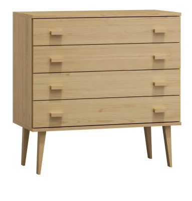 Outlet - Komoda sosnowa drewniana Venuci nr1 99 cm 4s sosna