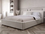  Łóżko tapicerowane z pojemnikiem 140x200 beżowe PRO line 19 Soro 21