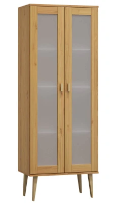 Witryna drewniana Venuci 89 cm olcha