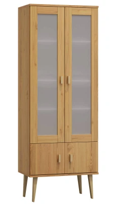 Witryna drewniana Venuci drzwiczki 79 cm olcha