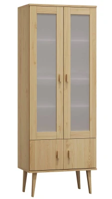 Witryna drewniana Venuci drzwiczki 89 cm sosna