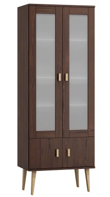 Witryna drewniana Venuci drzwiczki 79 cm orzech