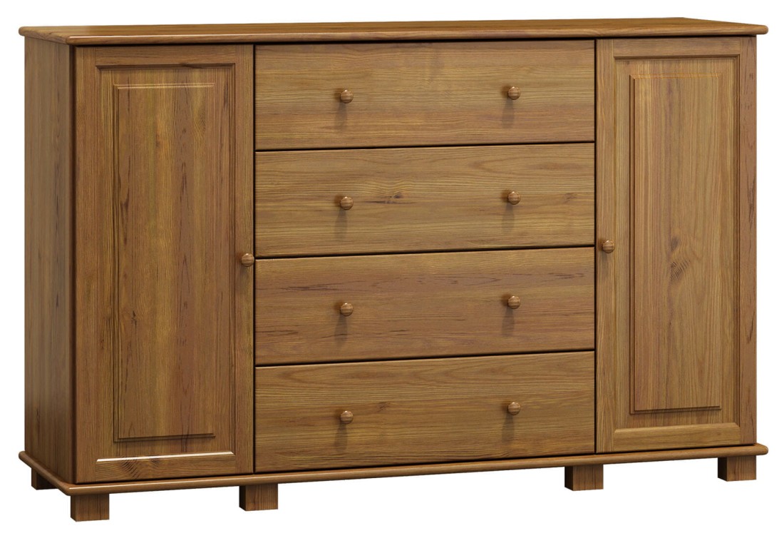 OUTLET - Komoda drewniana sosnowa nr58 g42 DĄB