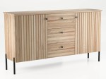 Komoda drewniana bukowa Lamelo 3S2D buk naturalny