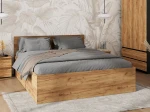 Łóżko DM1 140x200 Craft ze stelażem metalowym podnoszonym i pojemnikiem
