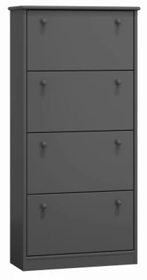 OUTLET - Szafka na buty drewniana nr1 szara 