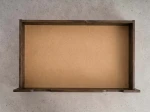 Szuflada pod łóżko sosnowa 98cm orzech