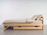 Szuflada pod łóżko sosnowa 150cm sosna