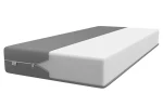 Outlet - Łóżko sosnowe Ofelia 150x200 BIAŁE z materacem Megana