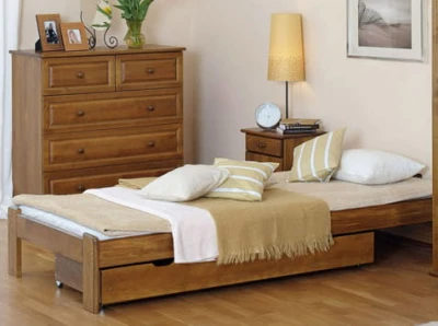 Outlet - Łóżko drewniane Ada 80x200 DĄB