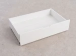 Łóżko piętrowe drewniane 90x200 z szufladami P4S białe
