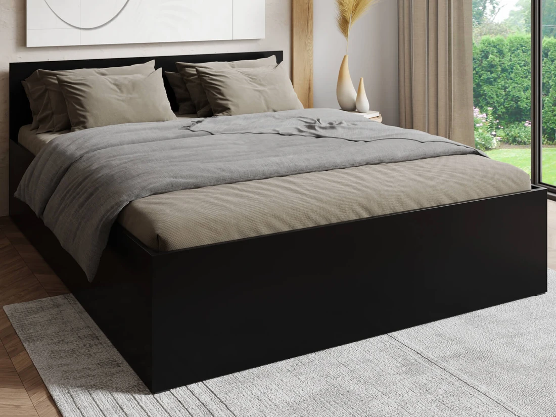 Łóżko DM1 180x200 Czarne