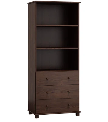 OUTLET - Biblioteczka drewniana nr8 orzech