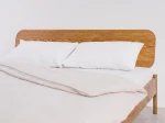 Łóżko drewniane sosnowe 140x200 Japandi dąb