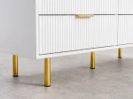 Komoda z szufladami 6S 118x39 cm Riff Biała