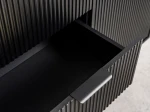 Komoda z szufladami 6S 118x39 cm Riff Czarna