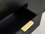 Komoda z szufladami 6S 118x39 cm Riff Czarna