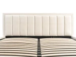  Łóżko tapicerowane z pojemnikiem 140x200 TOP line 9 Bluvel 22 Beżowy