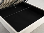  Łóżko tapicerowane z pojemnikiem 160x200 TOP line 9 Bluvel 22 Beżowy
