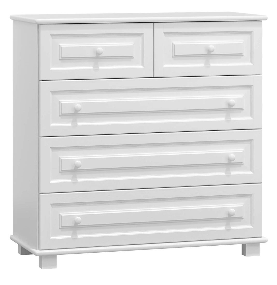OUTLET - Komoda sosnowa drewniana nr4 g42 biała