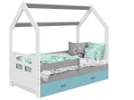 Outlet - Łóżko Domek dziecięce 160x80 dla dzieci biały D3D