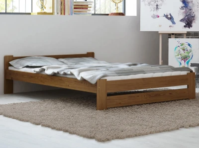 Łóżko drewniane Niwa 140x200 dąb