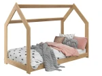 Outlet - Łóżko Domek dziecięce 160x80 dla dzieci sosna D2