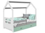 Outlet - Łóżko Domek dziecięce 160x80 dla dzieci biały D3D