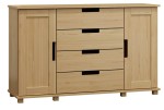 Komoda sosnowa drewniana nr4 Modern 140x80x42 sosna