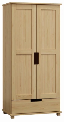 Szafa nr7 Modern 90 wieszak/półki sosna