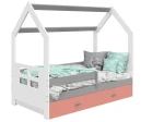 Outlet - Łóżko Domek dziecięce 160x80 dla dzieci biały D3D