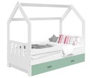 Outlet - Łóżko Domek dziecięce 160x80 dla dzieci biały D3C